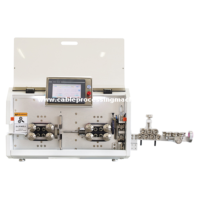 Máquina de corte de fio e decapagem intermediária 